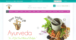 Desktop Screenshot of deeindiaherbals.com